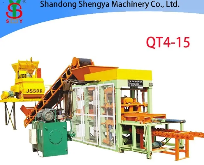 QT4-15 Fully Automatic Block Machine Nigeria — Shengya Machinery