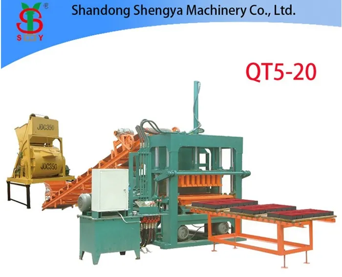 QT5-20 Block Machine Nigeria — Shengya Machinery
