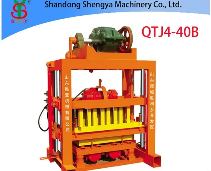 QTJ4-40 block moulding machine Nigeria